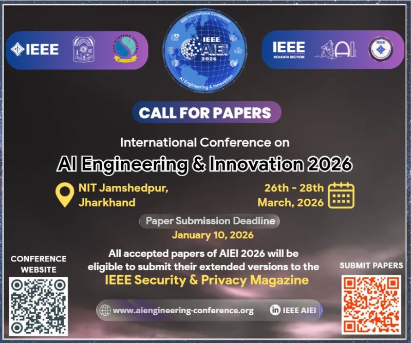 AIEI 2026: Final call for papers